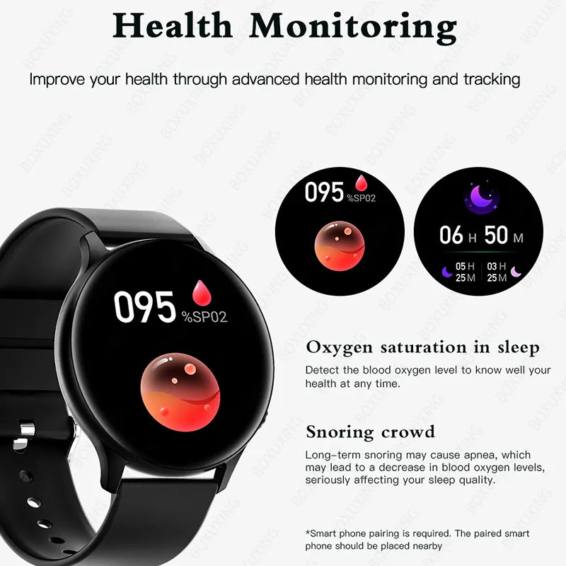 2023 New Bluetooth Call Smart Watch Women Men 1.32 " AMOLED 360*360 HD Pixel Display Smartwatch Ladies Woman Fro Xiaomi Huawei