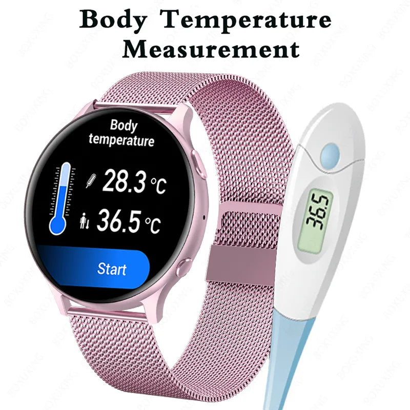 2023 New Bluetooth Call Smart Watch Women Men 1.32 " AMOLED 360*360 HD Pixel Display Smartwatch Ladies Woman Fro Xiaomi Huawei