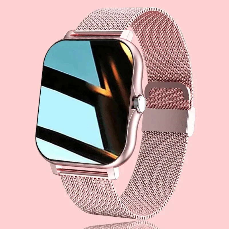 2023 New Smart Watch Women Fashion Bluetooth Call Watch Fitness Tracker Waterproof Sports Ladies Men Smartwatch For Android IOS