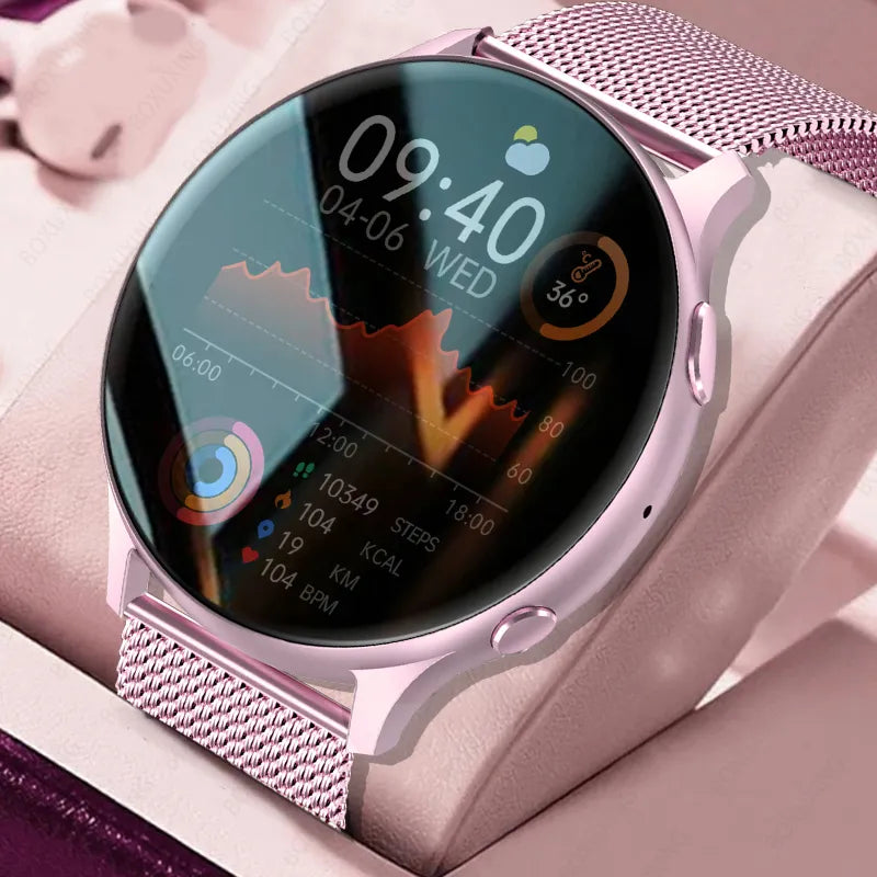 2023 New Bluetooth Call Smart Watch Women Men 1.32 &quot; AMOLED 360*360 HD Pixel Display Smartwatch  Ladies Woman Fro Xiaomi Huawei